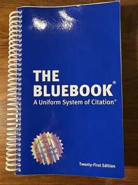 The Bluebook - A Uniform System of Citation, twenty-first ed new without tags